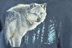 Vintage 1990s Lone Wolf Outdoorsman Crewneck Sweatshirt