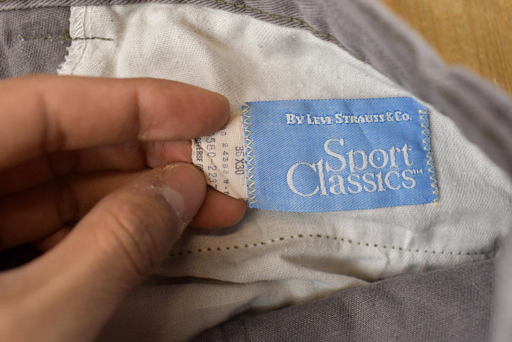 Vintage 1970s Levi's Sport Classics Slacks Pants Men's 34 x 27 /