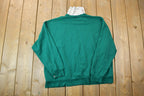 Vintage 1990s Flower Cat Turtleneck Sweater