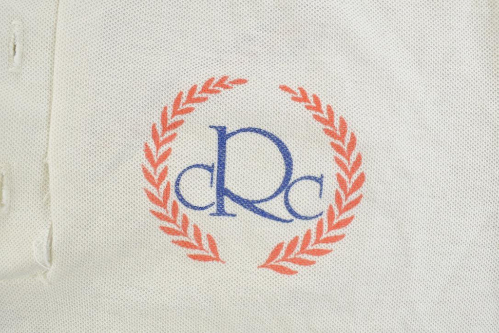 Vintage 1980s Conroe Racquetball Club Polo Souvenir T-Shirt