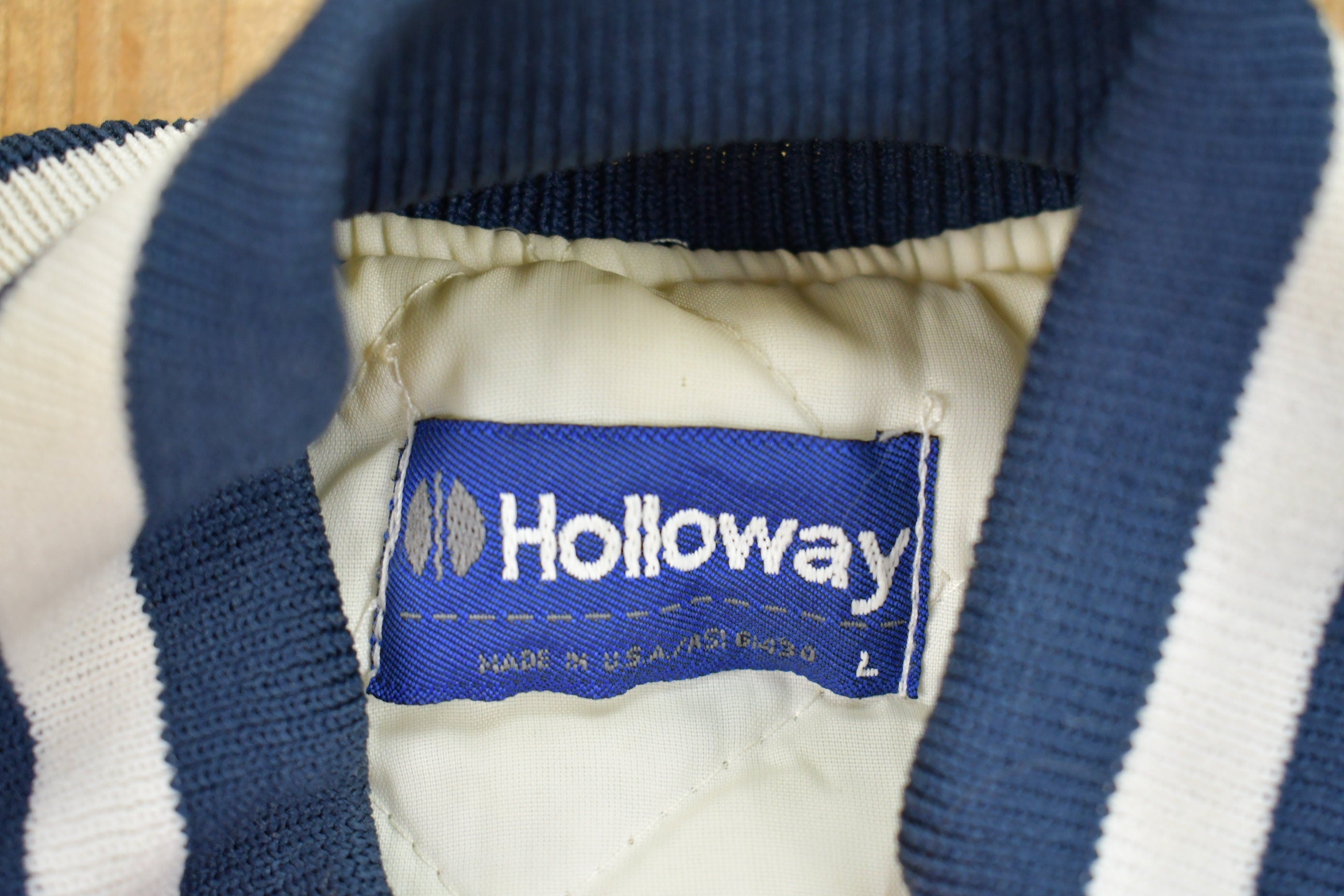 Vintage 1980s Holloway Circus Embroidered Satin Bomber Jacket