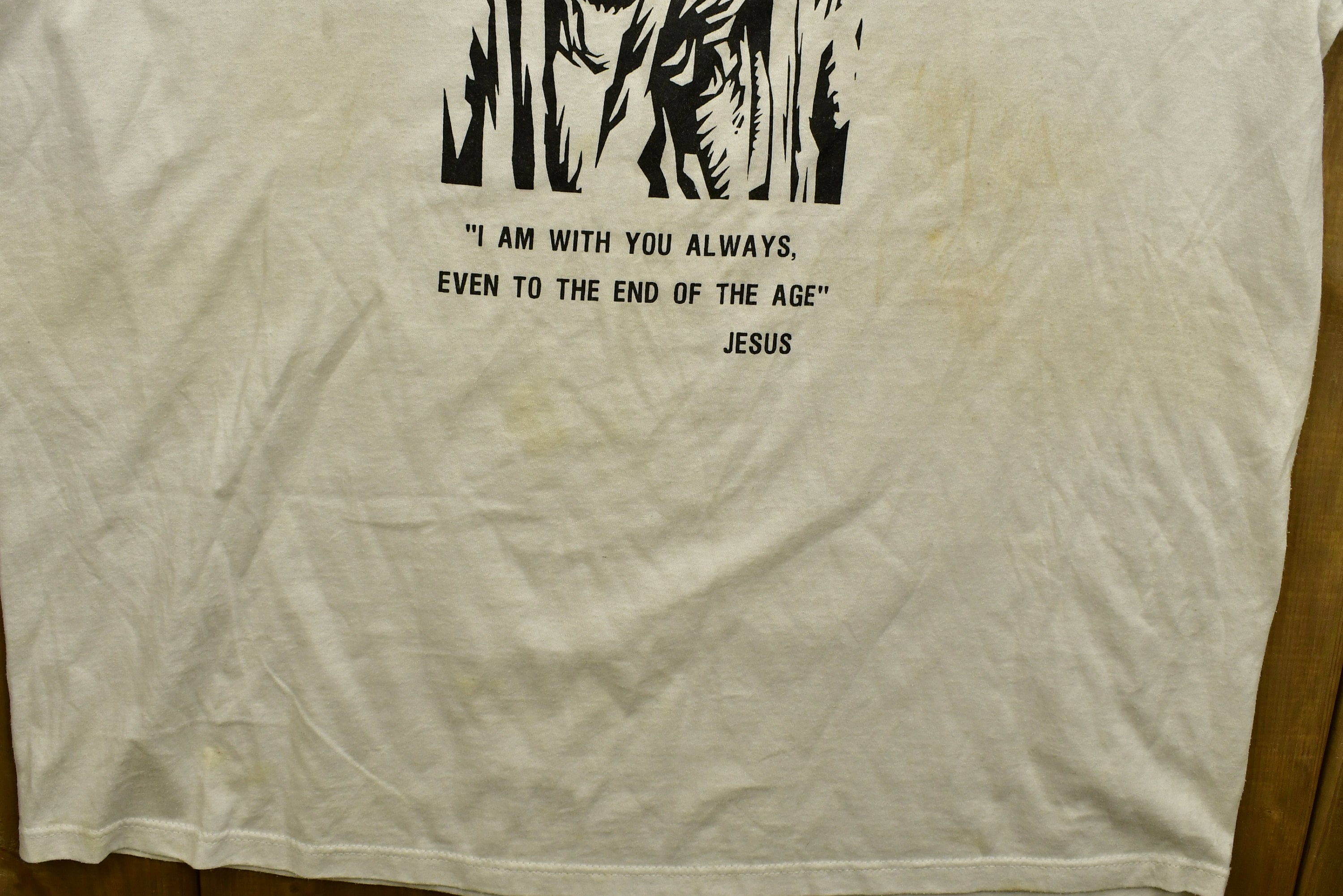 Vintage 1990's Jesus Christ Graphic T Shirt