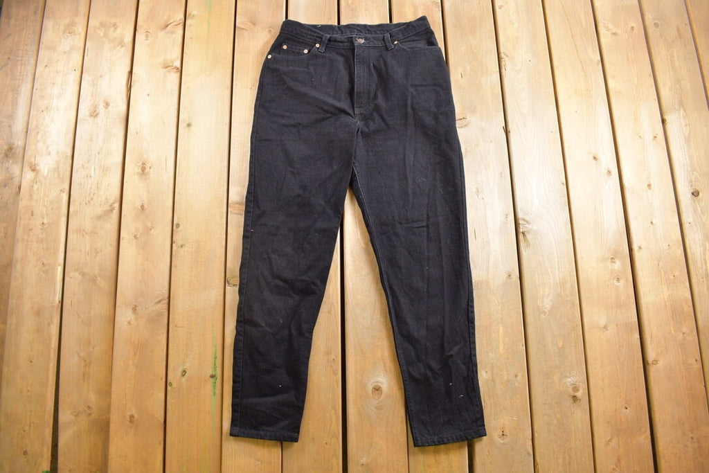 Vintage 1990s Levi's Red Tab Black Denim Jeans Size 31 x 29