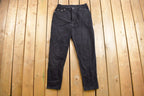 Vintage 1990s Levi's Red Tab Black Denim Jeans Size 31 x 29