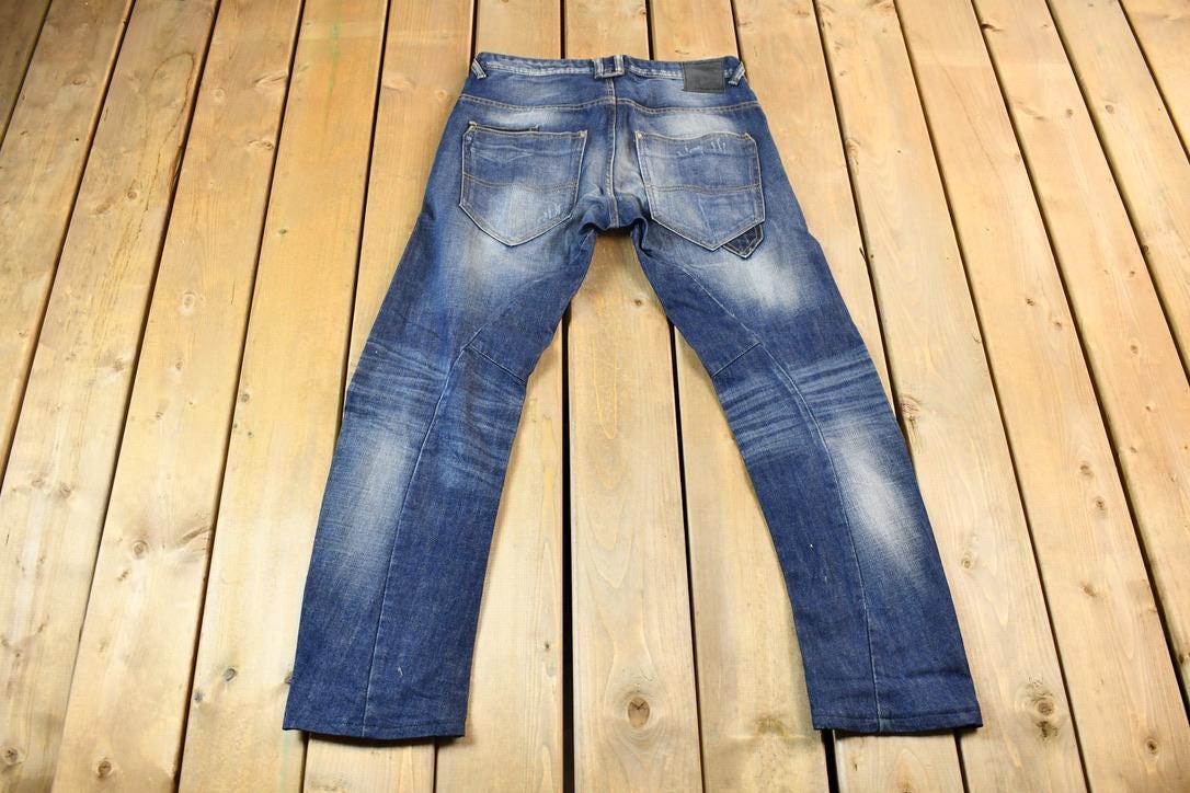 Vintage 1990s Bershka Horseshoe Fit Jeans Size 34 x 31