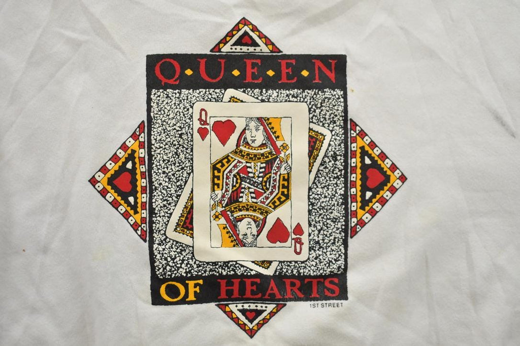 Vintage 1990s Queen of Hearts Crewneck Sweatshirt