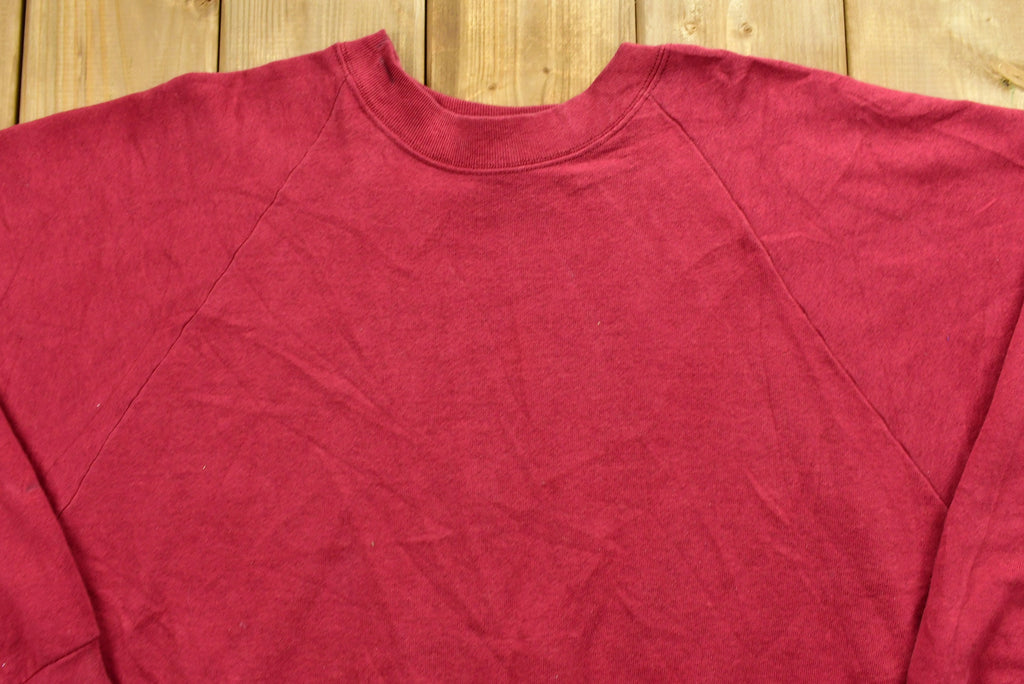 Vintage 90's Blank Raglan Sleeve Crewneck Sweatshirt