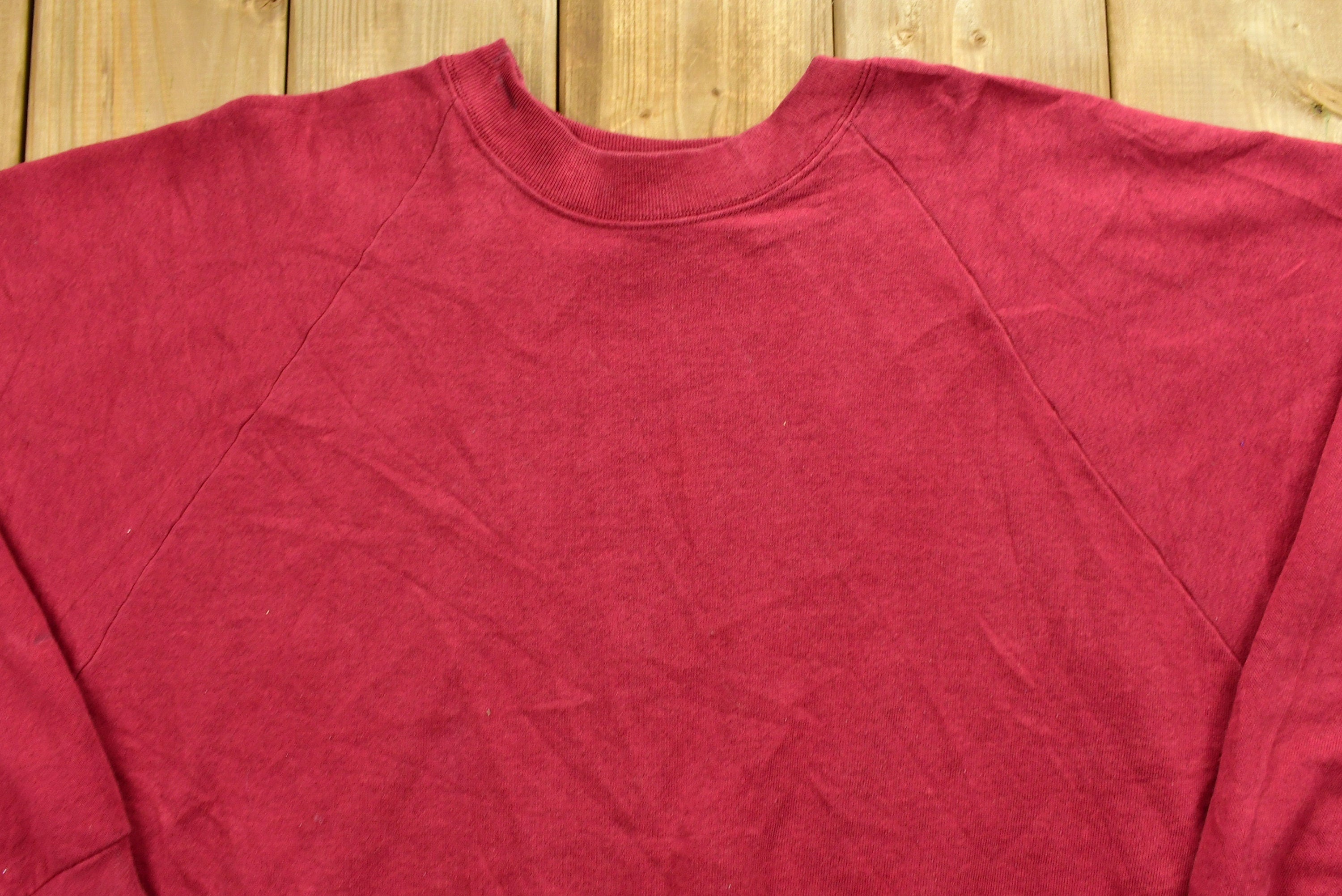 Vintage 90's Blank Raglan Sleeve Crewneck Sweatshirt