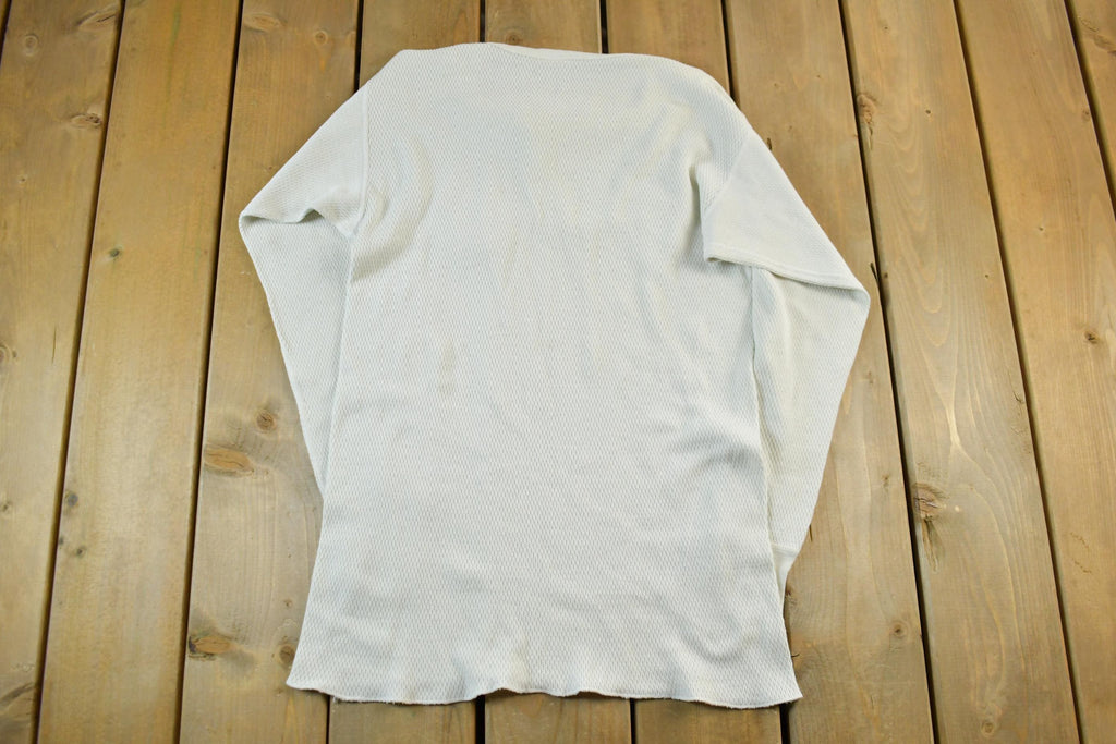 Vintage 1980s JE Morgan Waffle Thermal Thermal Long Sleeve Undershirt Men's Tall Large