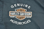 Vintage 1990s Harley Davidson Motorcycles Polo T-Shirt Made In USA