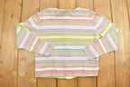 Vintage 1990s Talbot Knit Zip Up Cardigan Sweater