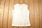 Vintage 1990s Striped Pattern Women's Tank Top