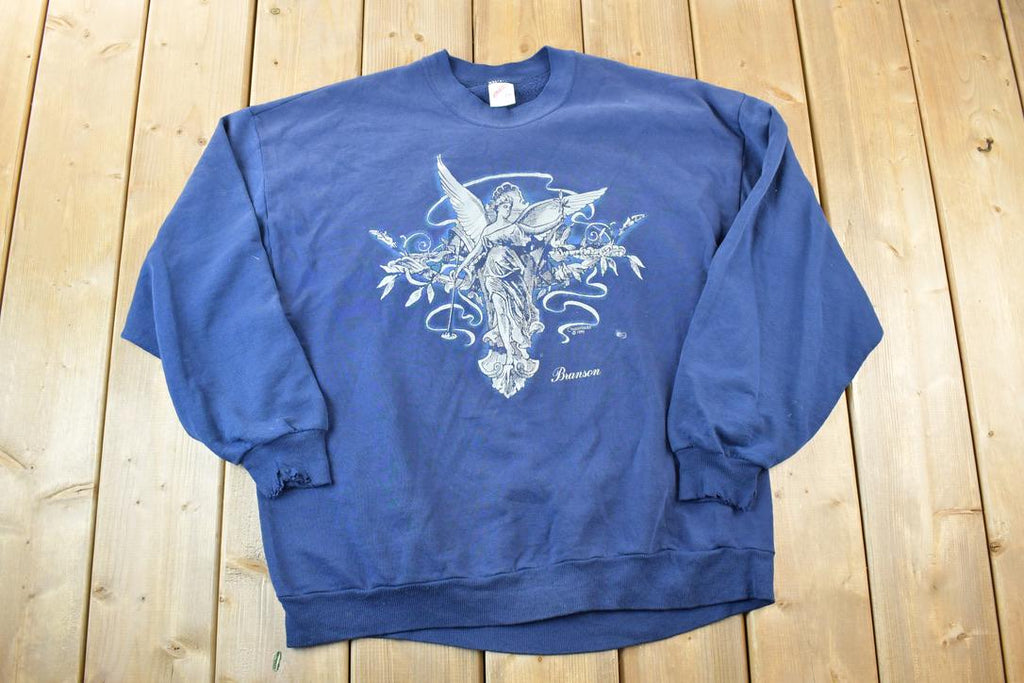 Vintage 1994 Branson Angel Cute Crewneck Sweater
