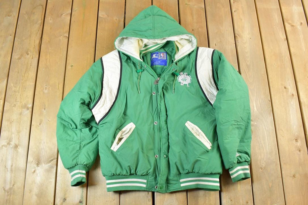 Vintage 1990s Starter Boston Celtics Full Zip NBA Basketball Jacket