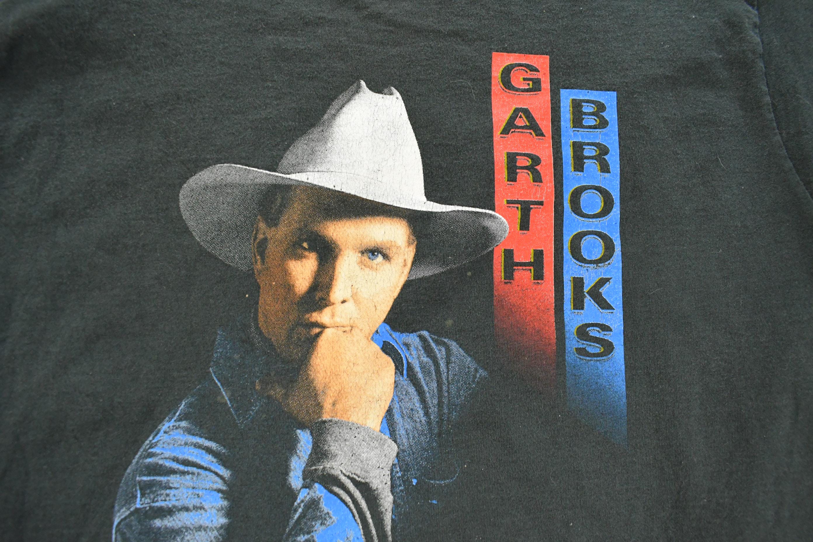 Vintage 1992 Garth Brooks Tour Band T-Shirt Men's XL