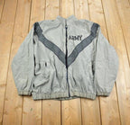 Vintage 1990s ARMY Embroidered Windbreaker Jacket