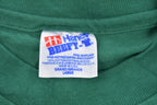 Vintage 1990s Hanes Blank Green T Shirt