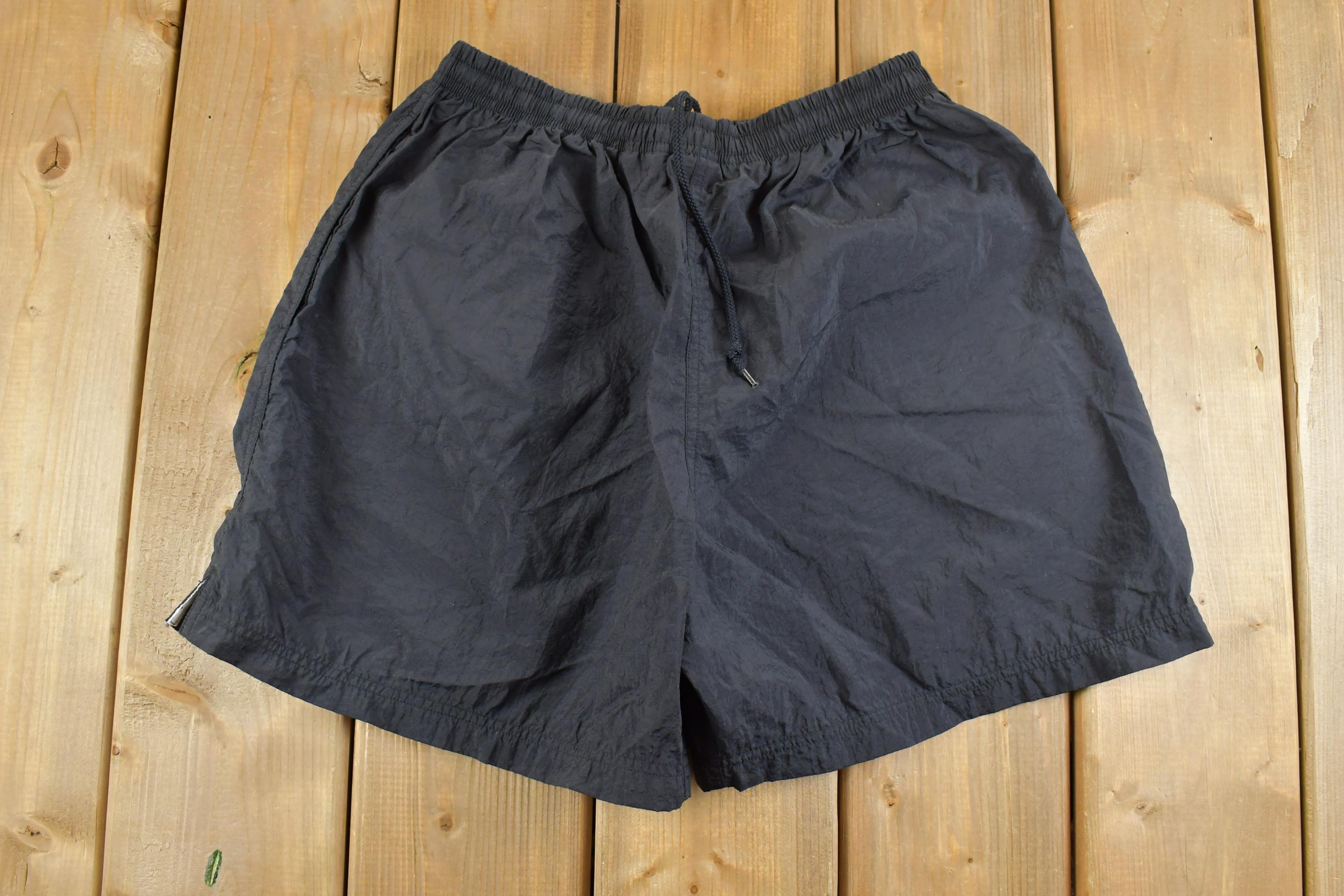 Vintage Y2K Nike Mini Swoosh Swim Shorts Size L