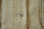 Vintage 1960s 100% Wool Striped Button Up Jacket