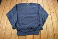 Vintage 1990s Navy Blue Champion Reverse Weave Crewneck / Vintage Champion / Vintage Pullover / Streetwear / Made In USA