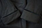 Vintage 1980s 100% Wool Long Trench Coat Made In USA