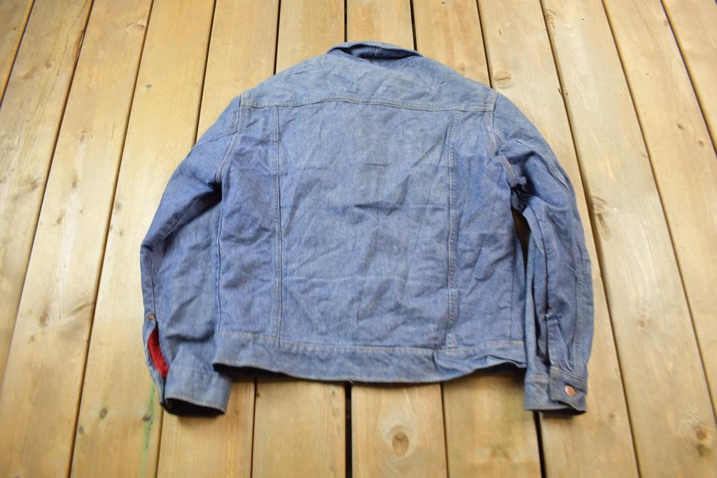 Vintage 1950s Genuine Roebucks Button Up Jean Jacket