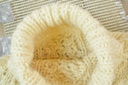 Vintage 1990s Hand Knit Cable Knit Sweater