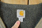 Vintage Y2k Distressed Carhartt Jacket Vest Made In USA
