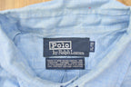 Vintage 1990s Polo Ralph Lauren Blue And Pink Button Up Shirt