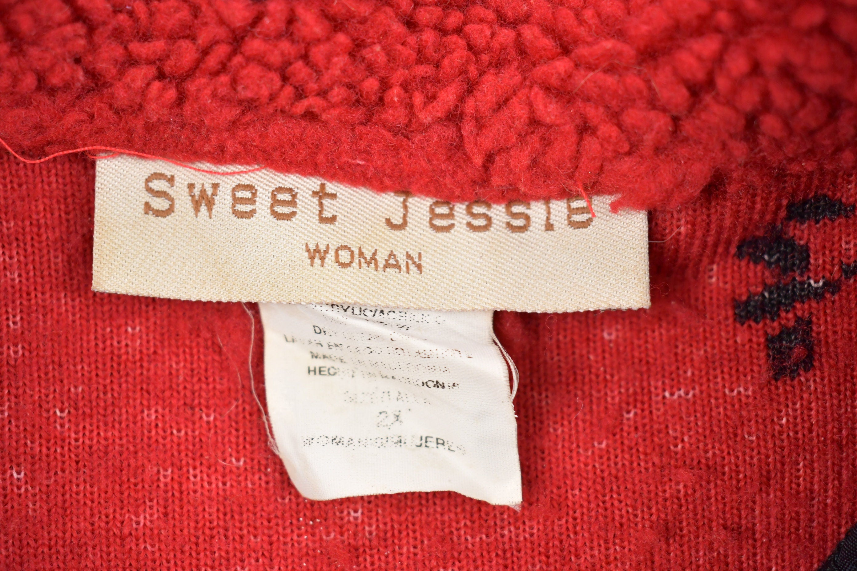 Vintage 1990s Fleece Button Up Sweater