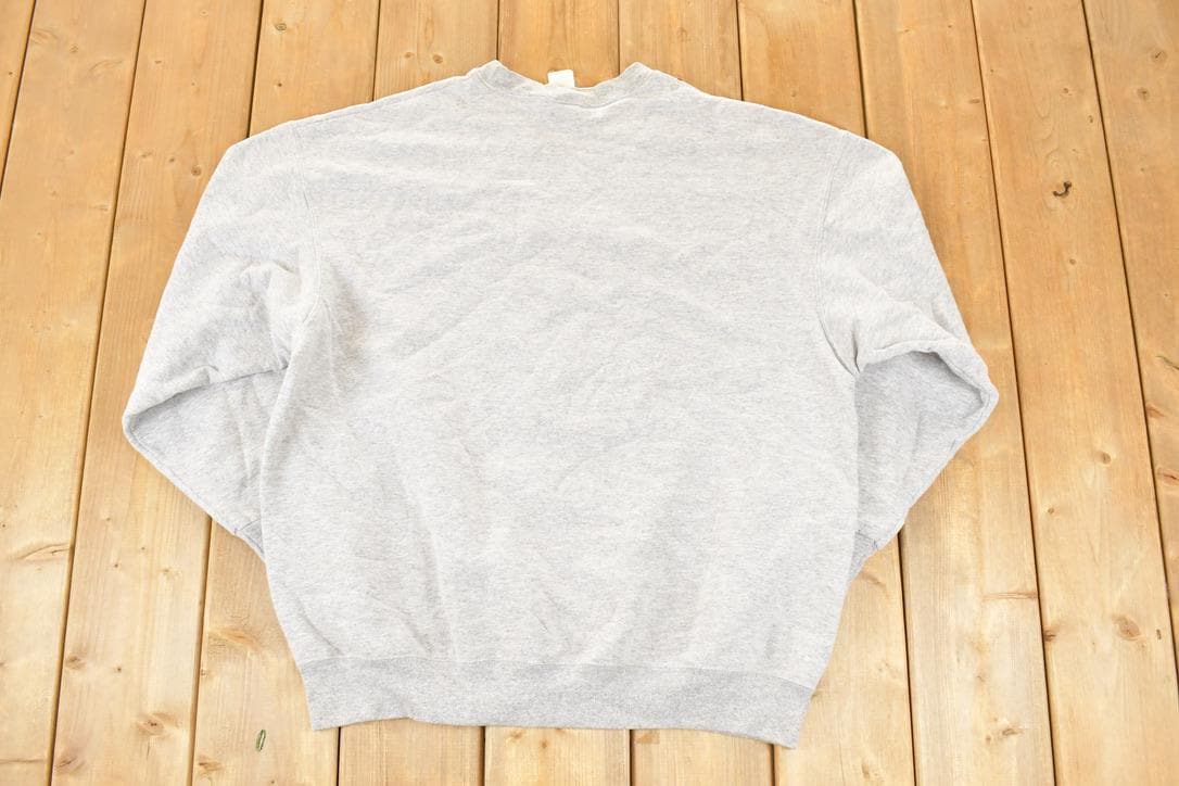 Vintage 1990s Disney Pooh Bear Christmas Crewneck Sweatshirt Men's L / Made In USA / 90s Xmas Love / Vintage Cute Cartoon Holidays