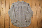 Vintage 1990s Atlantic Traders Plaid Flannel Button Up Shirt