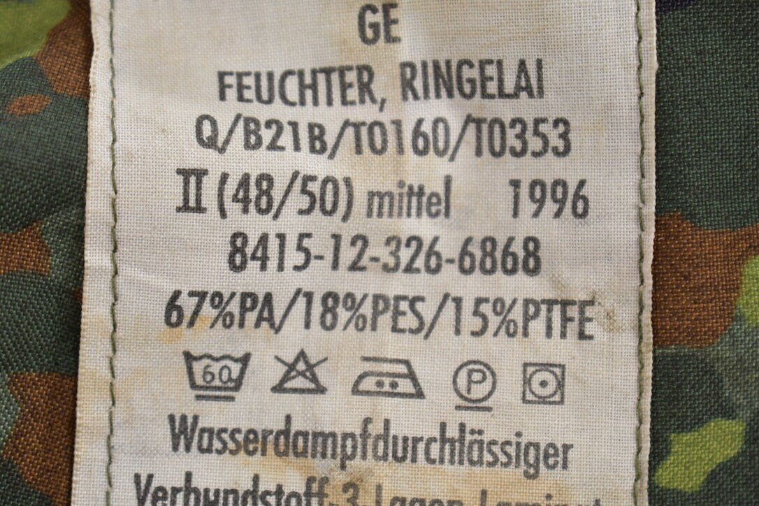 Vintage 1996 Army Camouflage Overalls Size 40 x 27.5