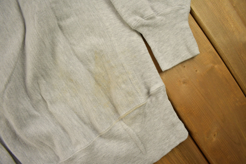 Vintage 1990s Blank Grey Champion Reverse Weave Crewneck