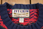 Vintage 1990s Ivy Crew All Over Print Knitted Sweater