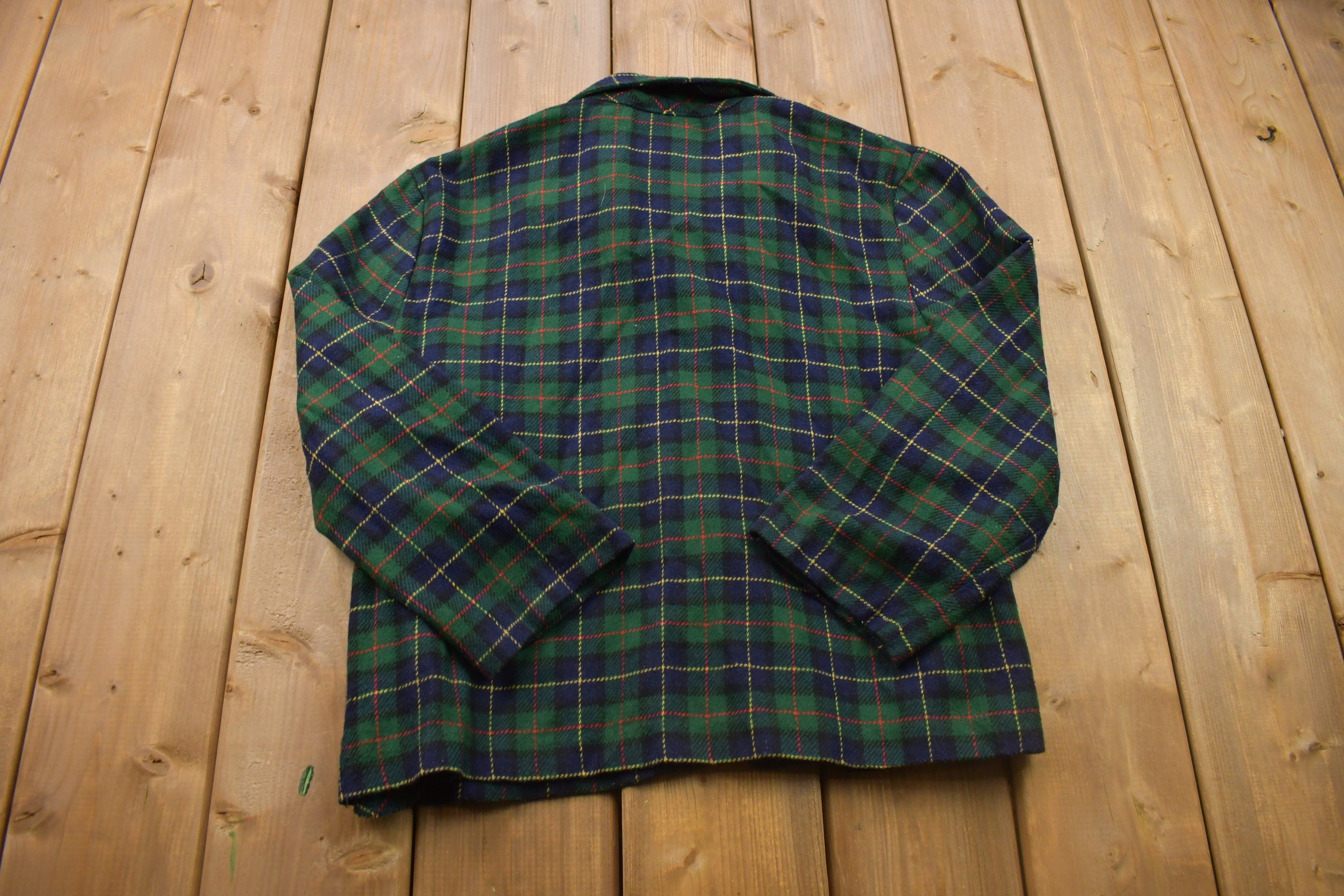 Vintage 1990s Rear Ends Plaid Button Up Women's Shirt