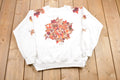 Vintage 1990s Fall Leaves Graphic Crewneck Sweatshirt