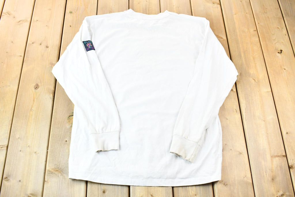 Vintage 1990s Humeur Design Official Hoop Star Basketball Long Sleeve Graphic T-Shirt