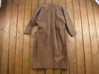 Vintage 1980s Cosa Nova Suede Leather Long Coat
