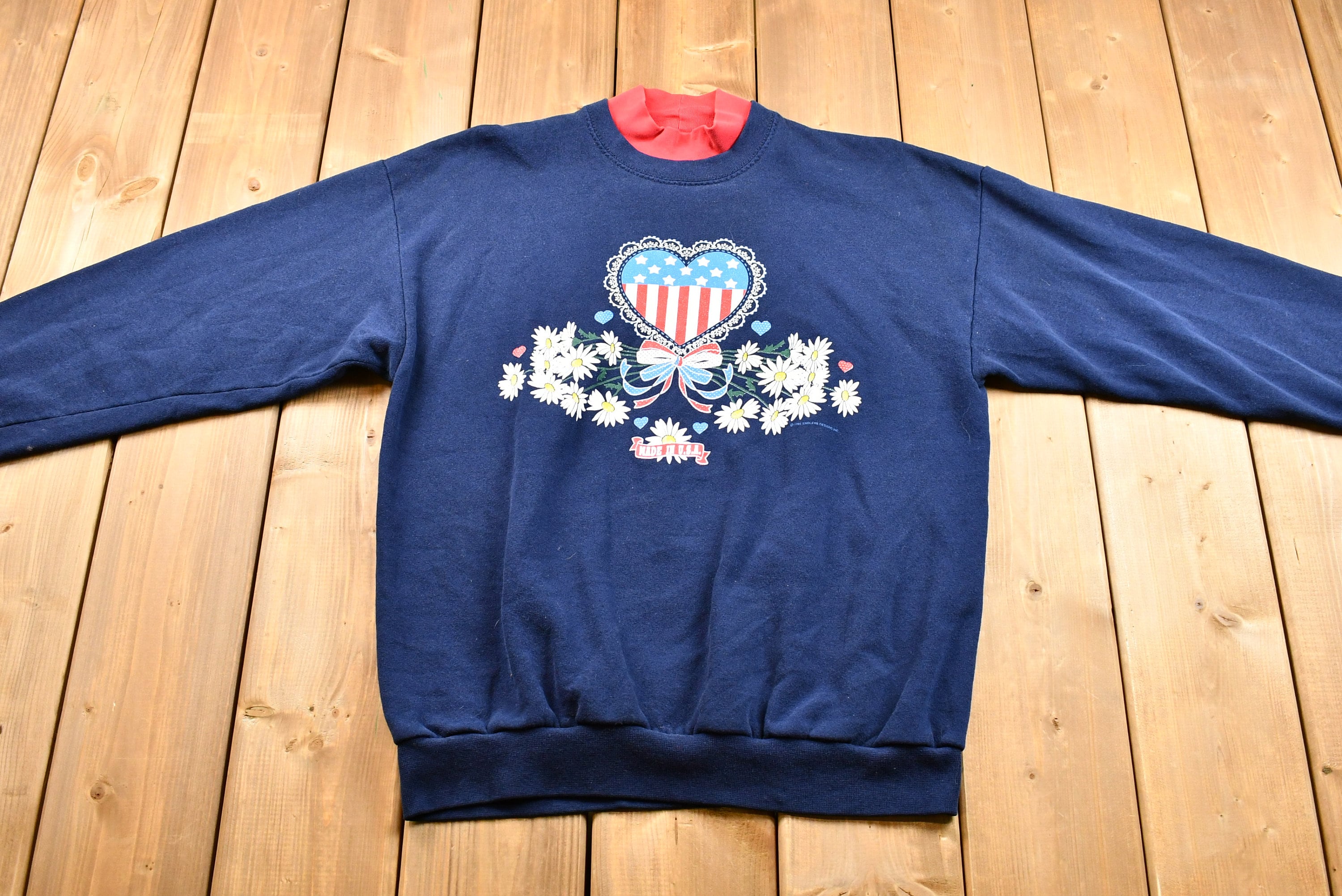 90s Made in USA Graphic Crewneck