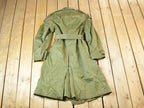 Vintage 1950'S Military OG 107 Trench Coat with Liner