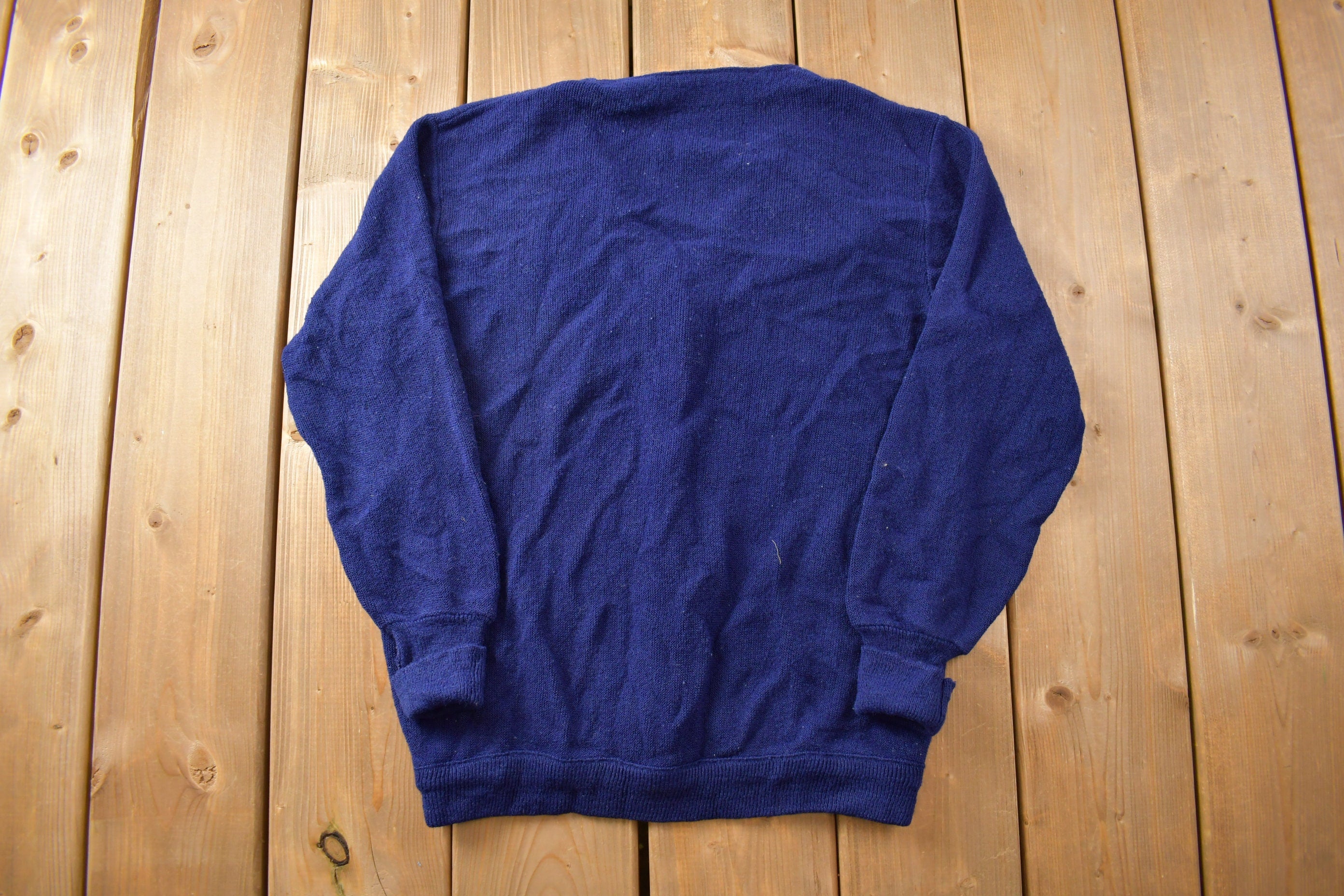 Vintage 1980s Knit Cardigan Sweater