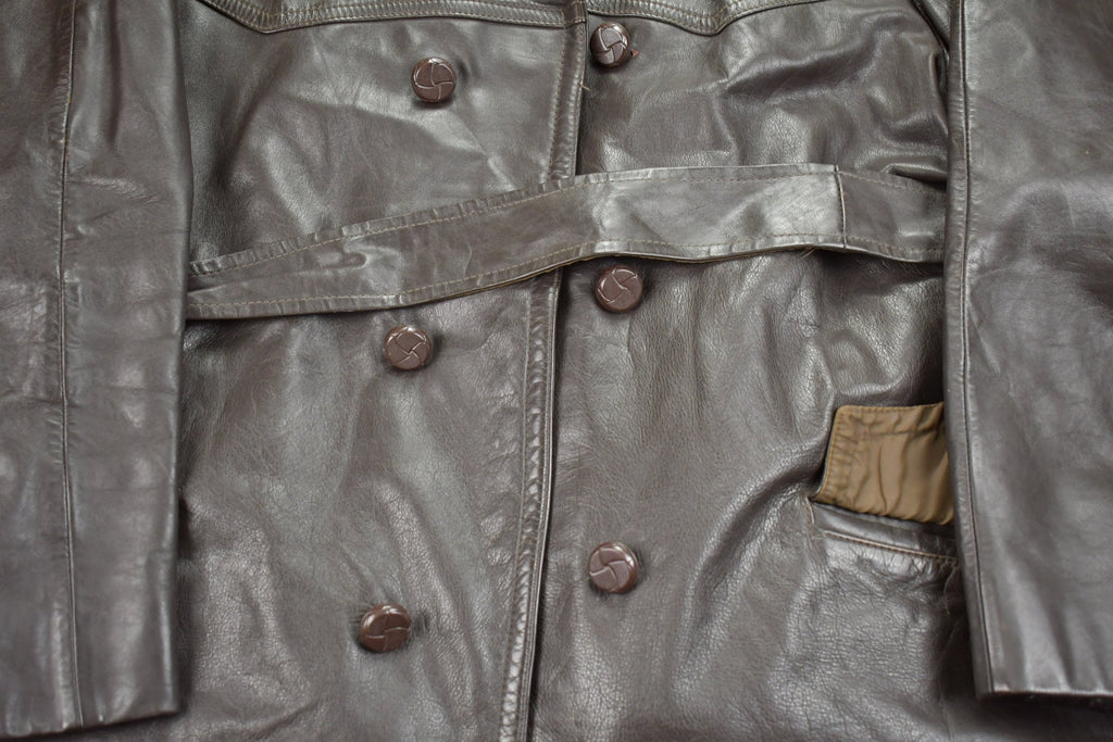 Vintage 1980s C&L Sportswear Leather Jacket