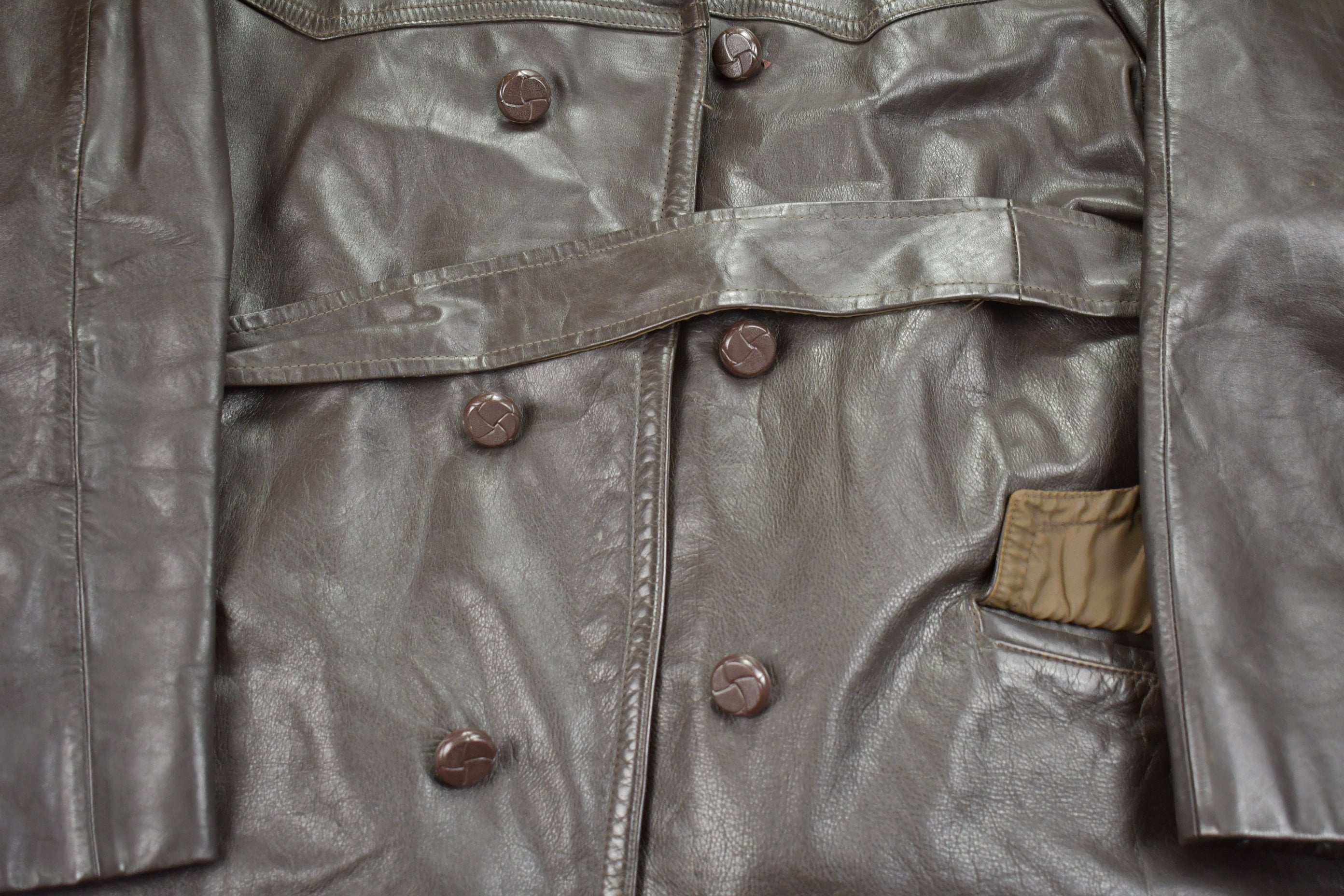 Vintage 1980s C&L Sportswear Leather Jacket