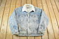 Vintage 1980s Levi's Sherpa Lined Denim Jean Jacket Men's 2XL