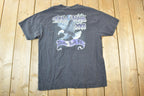 Vintage 2001 Daytona Beach Bike Week FAB Eagle Souvenir Single Stitch Graphic Print T-Shirt Made In