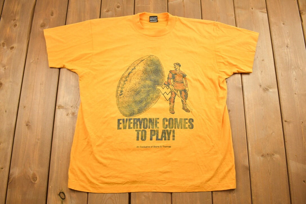 Vintage 1990s West Virginia Mountaineers Collegiate T-Shirt