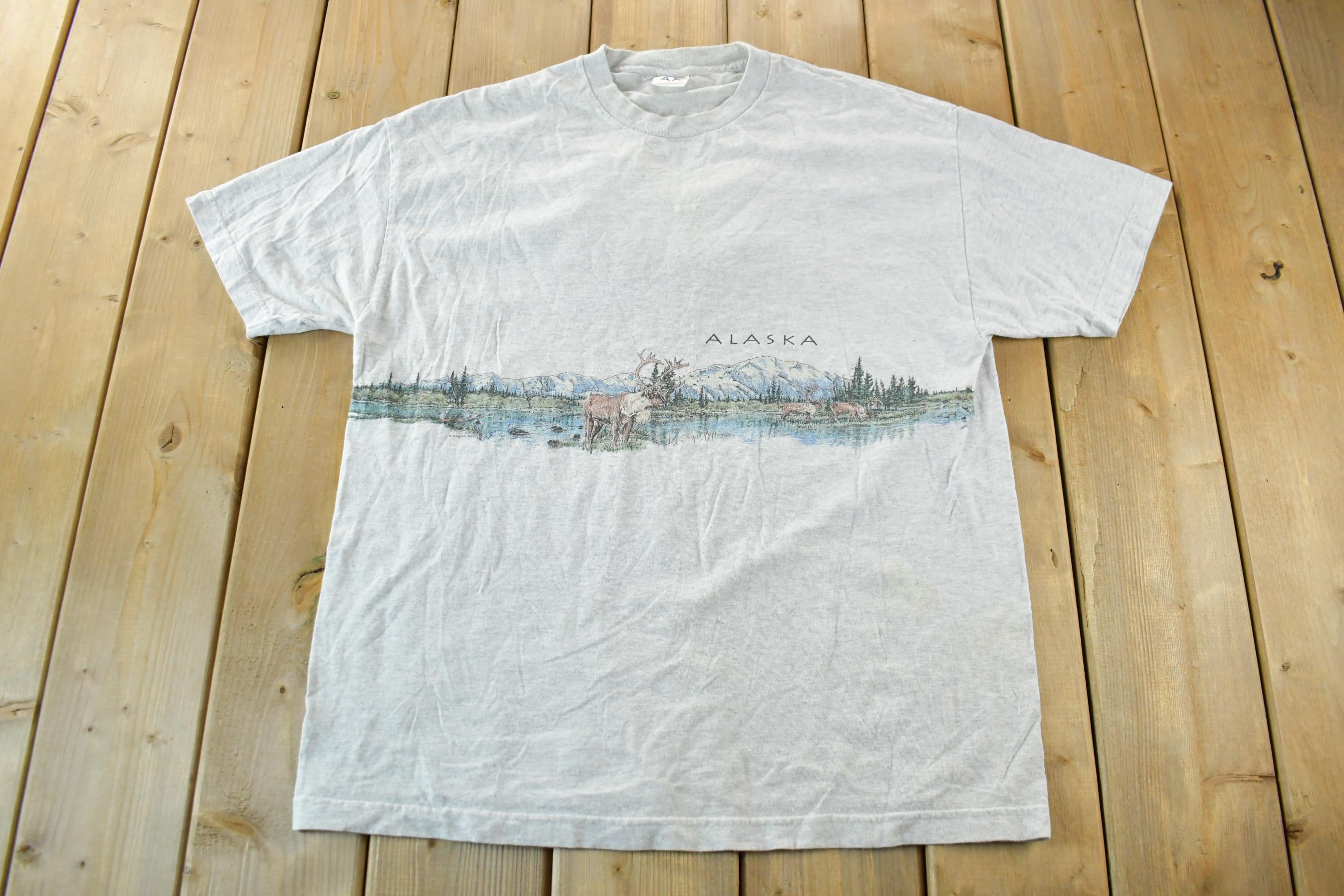 Vintage 1990s Alaska Outdoors T-Shirt