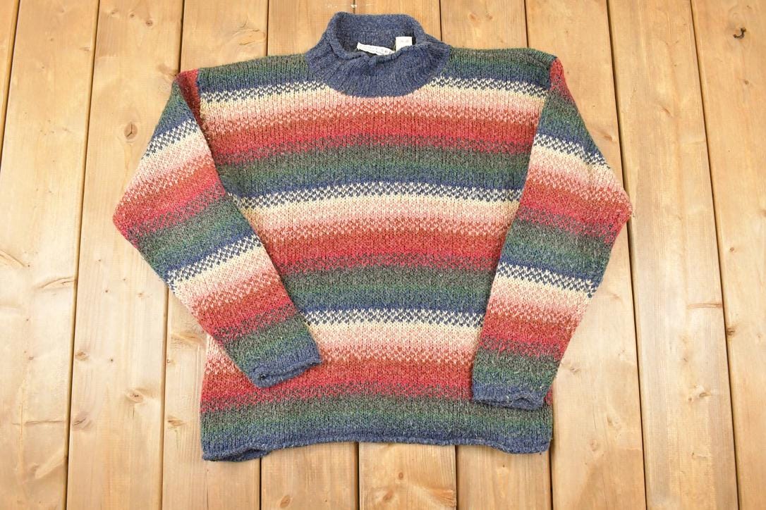 Vintage 1990s Smart Set Special Basics Knit Crewneck Sweater Womens M