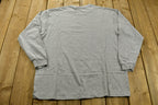 1990s Kappa Heather Grey Long Sleeve T-Shirt